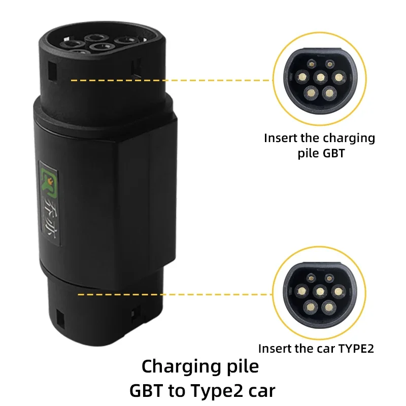 GBT  to  Type 2  IEC 62196 GB/T To Type 2 EV Adapter Female to Female Plug