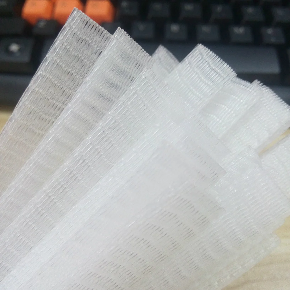 50개 메이크업 브러쉬 메쉬 보호 커버 탄성 브러쉬 보관 가드 세트 여행용 메이크업 브러쉬 보호기