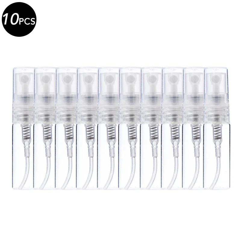 5/10 Stuks 3 Ml 5 Ml 10 Ml Clear Mini Parfum Glazen Fles Lege Cosmetica Fles Monster reageerbuis Dunne Glazen Flesjes