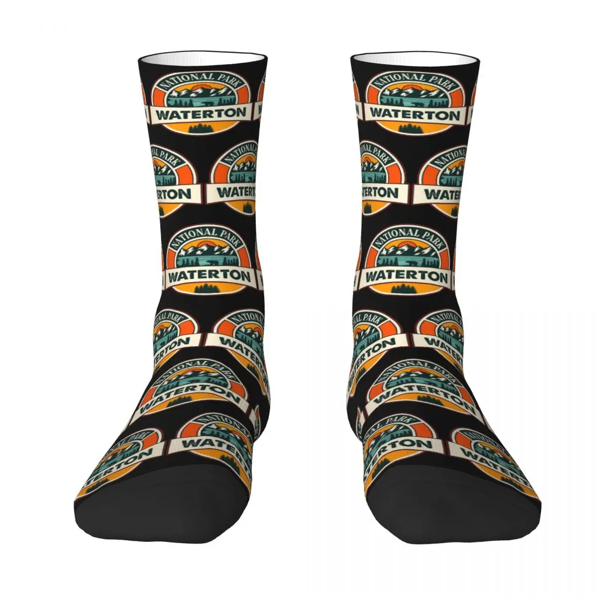 Waterton Lakes National Park Socks Harajuku Sweat Absorbing Stockings All Season Long Socks Accessories for Man's Woman's Gifts