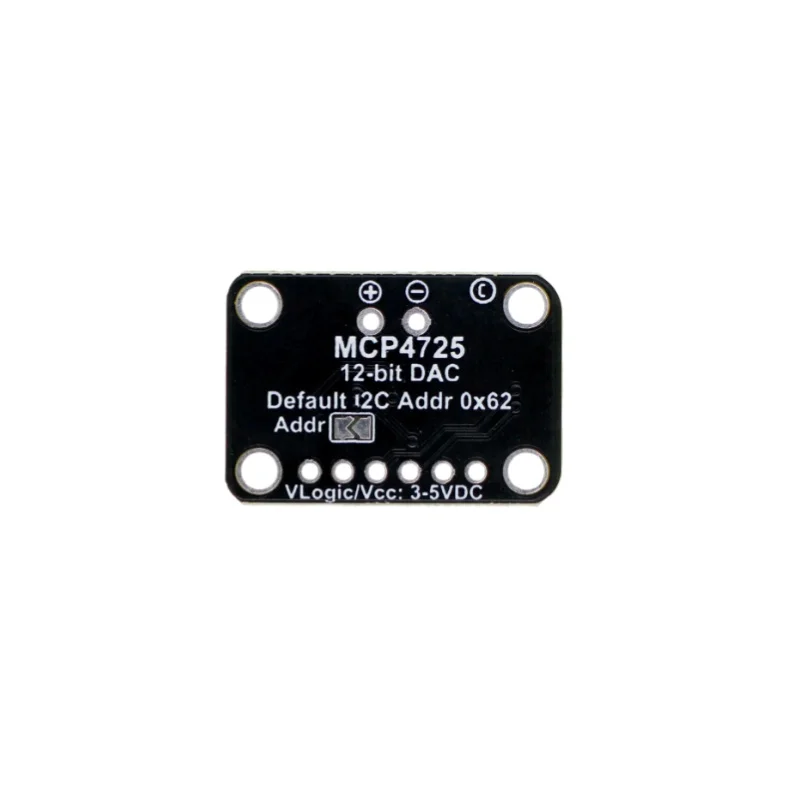 2.7-5.5V MCP4725 12‑Bit DAC Breakout-Plug‑and‑Play STEMMA QT/Qwiic Module for Programmable Voltage & Audio Signal Generation