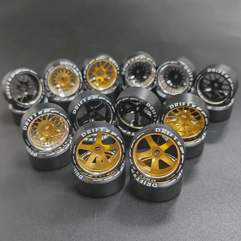 WLtoys 1/28 Drift Tires Hard Compound High Speed Drifting Tyres Replacement Upgrade for K969 K989 P929 MINI-Z MINI-Q IW05 RC Car