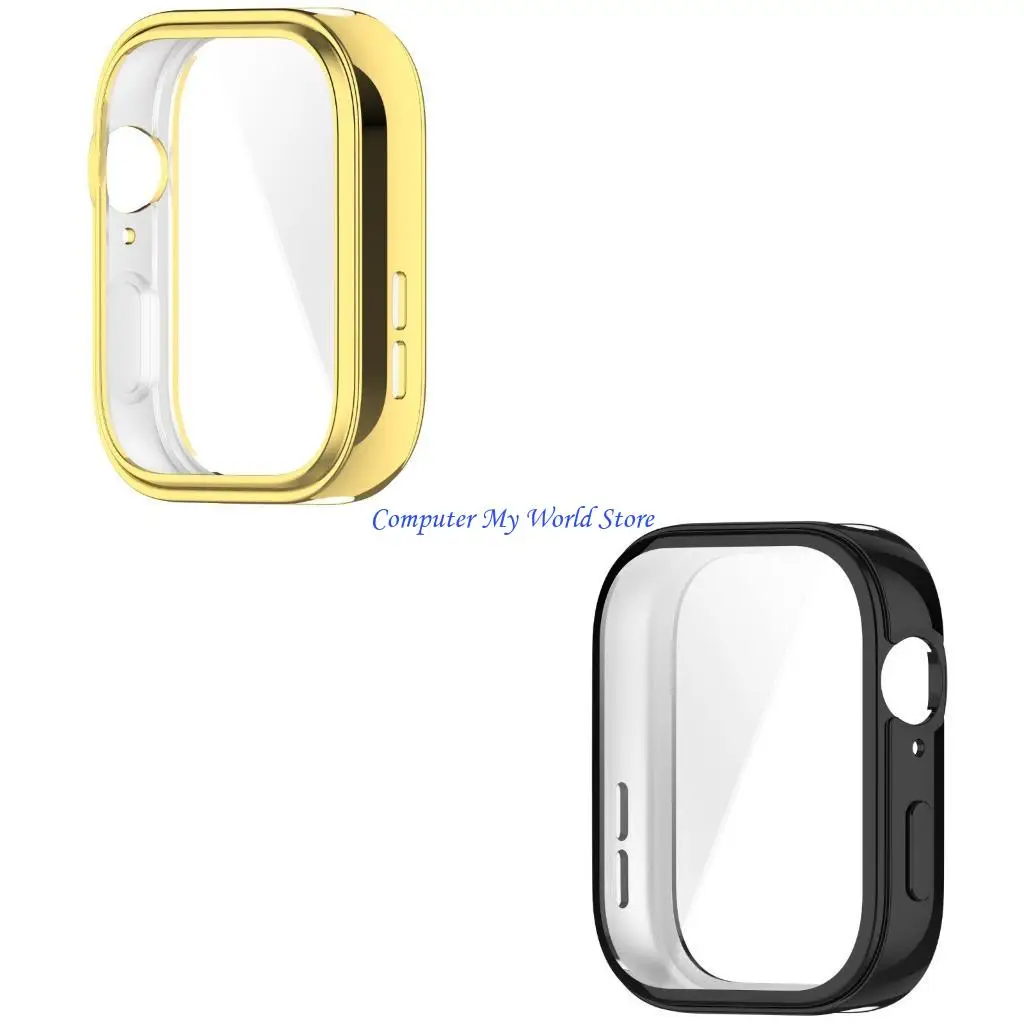 TPU COPER COPERTURA CASO ALLOGGIO SUCCHIO SCHOCHE per Watch Fit 3 Bumper Frame Case