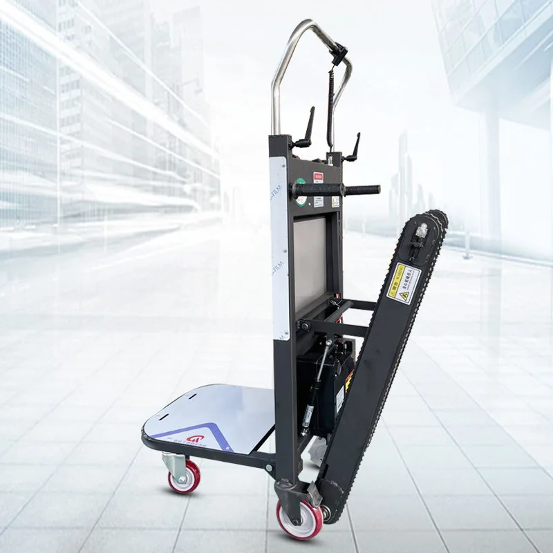 Electric Lifter Stair Climber Hand Cart Truck Stair Climbing Crawler Trolley Tracking Stair Climbing Trolley