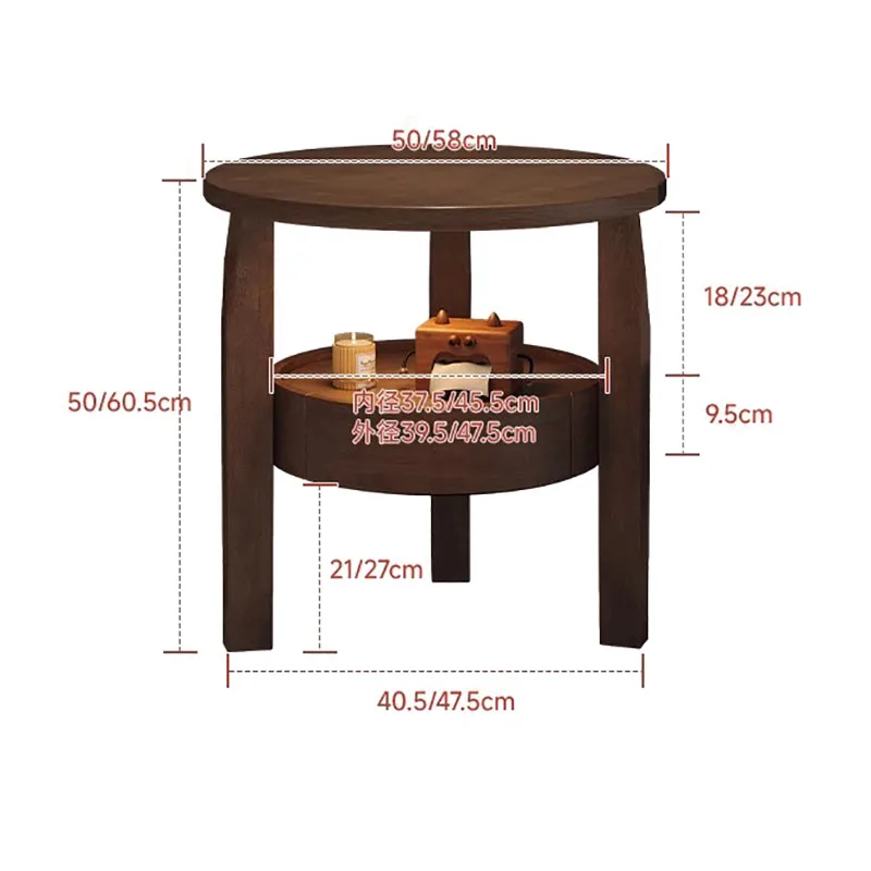 Wabi Sabi Rustic Nightstands With Drawers Storage Bedroom Side Nightstands Cute Beauty Muebles Para El Hogar Home Furniture
