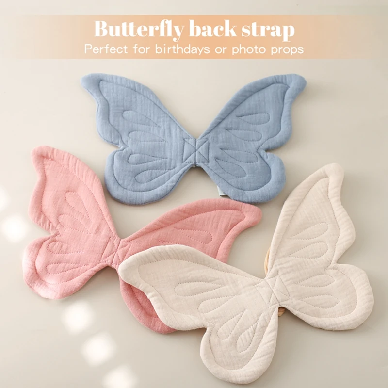 Baby Butterfly Back Strap Costume Butterfly Wings Party Cute Photograph Prop Cotton Dress Up High-Quality baby Gift Accessories