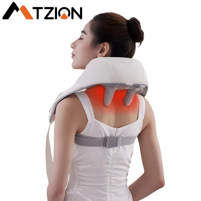 

Neck Massager Electric with Heating Device for Trapezius Muscle Pain Relief, for Neck, Back,Shoulders, and Legs Massage Portable