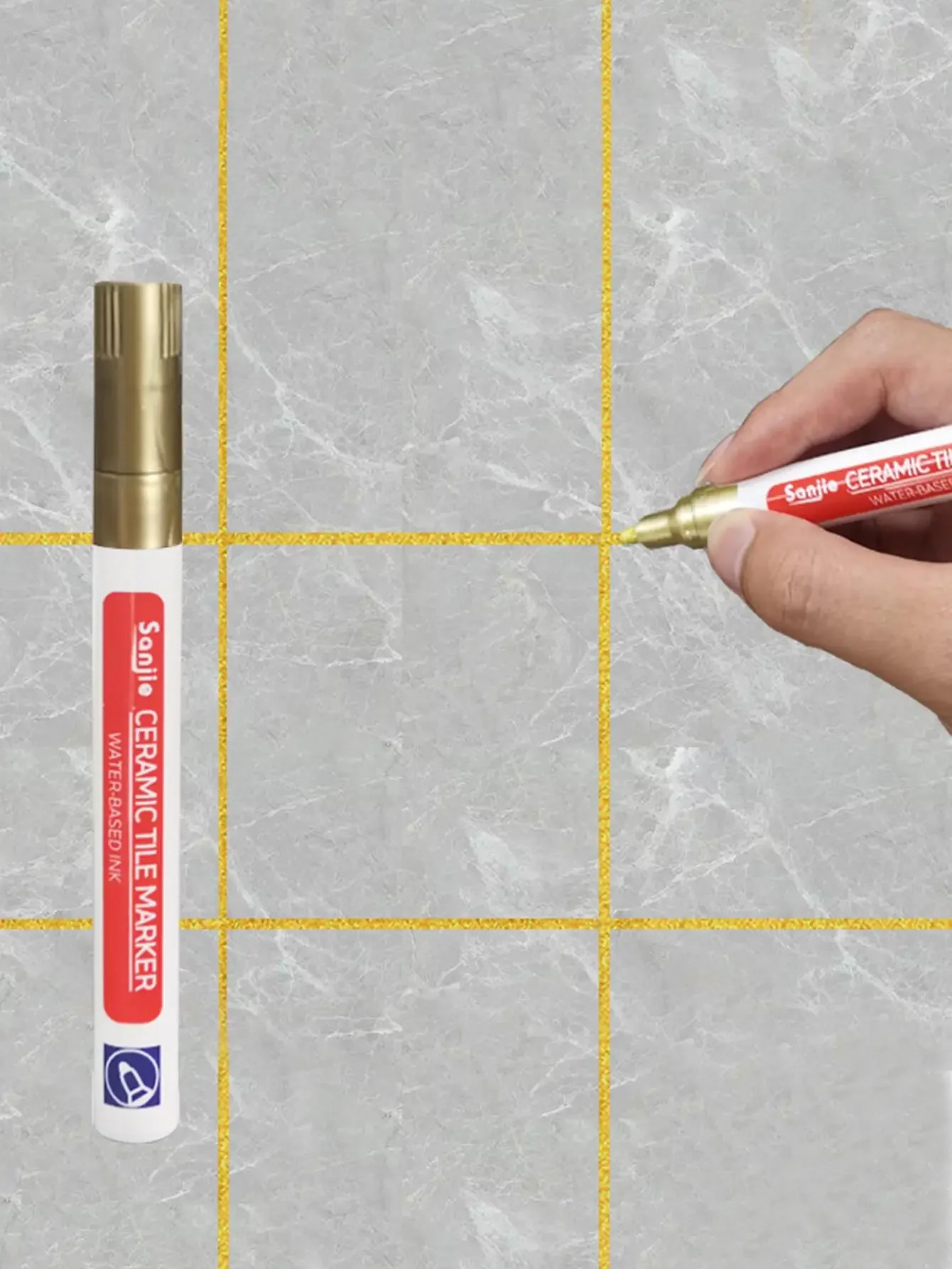 1/5/10/30PC Keramische tegels badkamer muur vloertegel kloof kleur reparatie anti-schimmel waterdicht whiteboard kleur reparatie pen