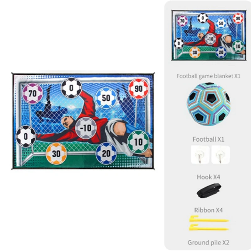 Voetbalwedstrijd Mat Set Outdoor Indoor Voetbal Speelgoed Multiplayer Competitieve Voetbalspellen Kinderen Voetbal Training Jongen Geschenken