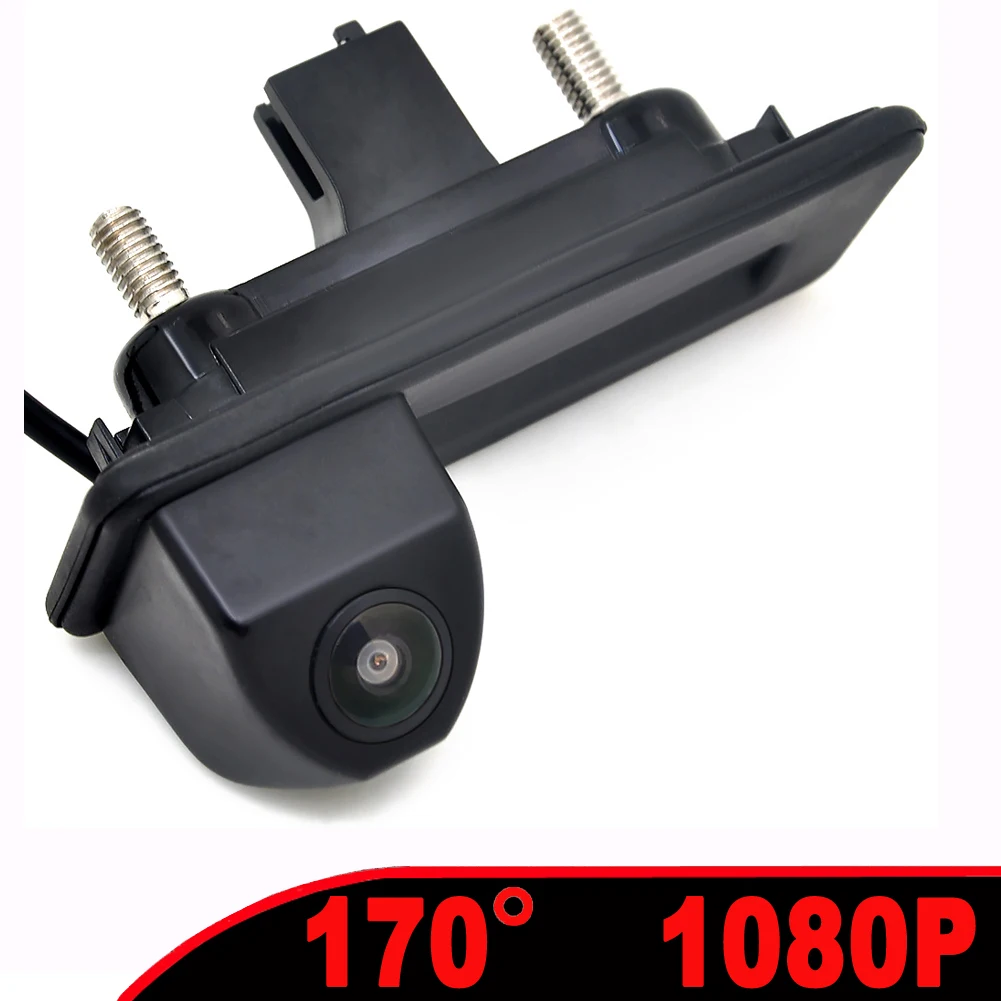 1080P AHD rybie oko cofanie kamery uchwyt bagażnika dla VW Skoda Octavia A5 A7 3 znakomite szybkie Yeti Fabia 2 Roomster Audi A1 A3 A4