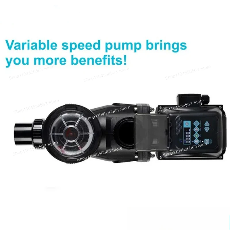 APP Remote Control Variable Frequency Pool Pump, Smart Energy Efficient Pump with Flow Adjustment for Pool Systems