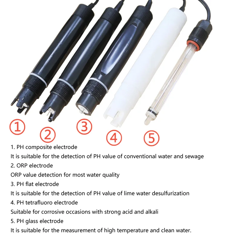 Industrial Online PH Meter Controller Detection Test Instrument PH Meter Sensor Electrode ORP Acidity Meter PH Probe