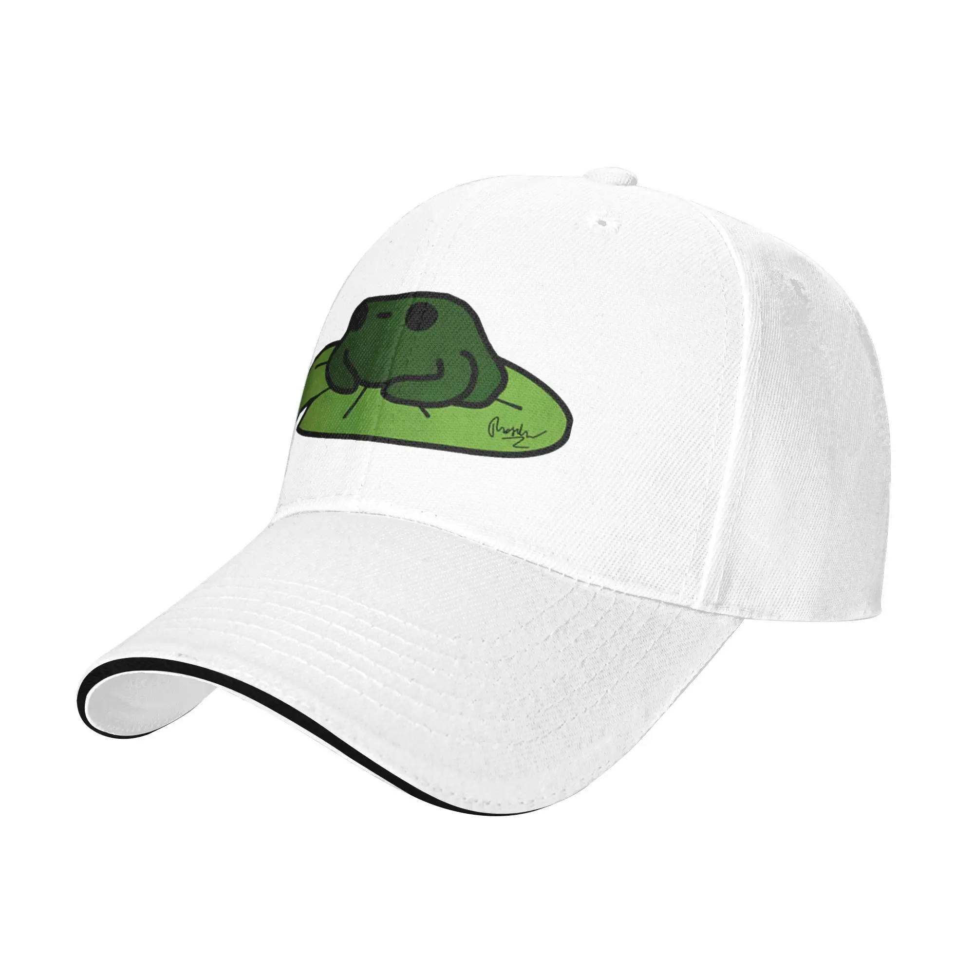 Frog on Lilypad Doodle Gift For Children Men Women A Baseball Cap Hat