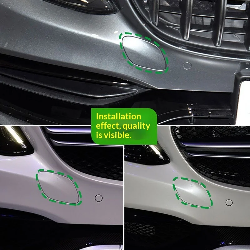 For Mercedes-Benz C-Class AMG Front Bumper Traction Hook Hole Cover W205 AMG Front Tow Eating Car Cover 20588510