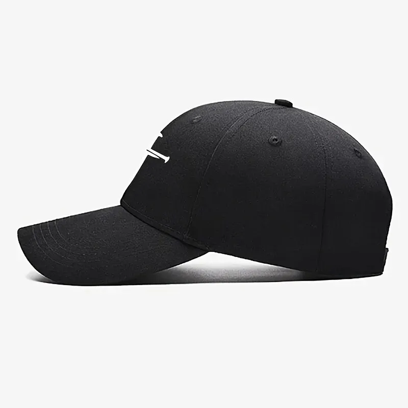 1pc Unisex Sunshade Breathable Casual Baseball Cap With Nail Cross Pattern For Outdoor Sport