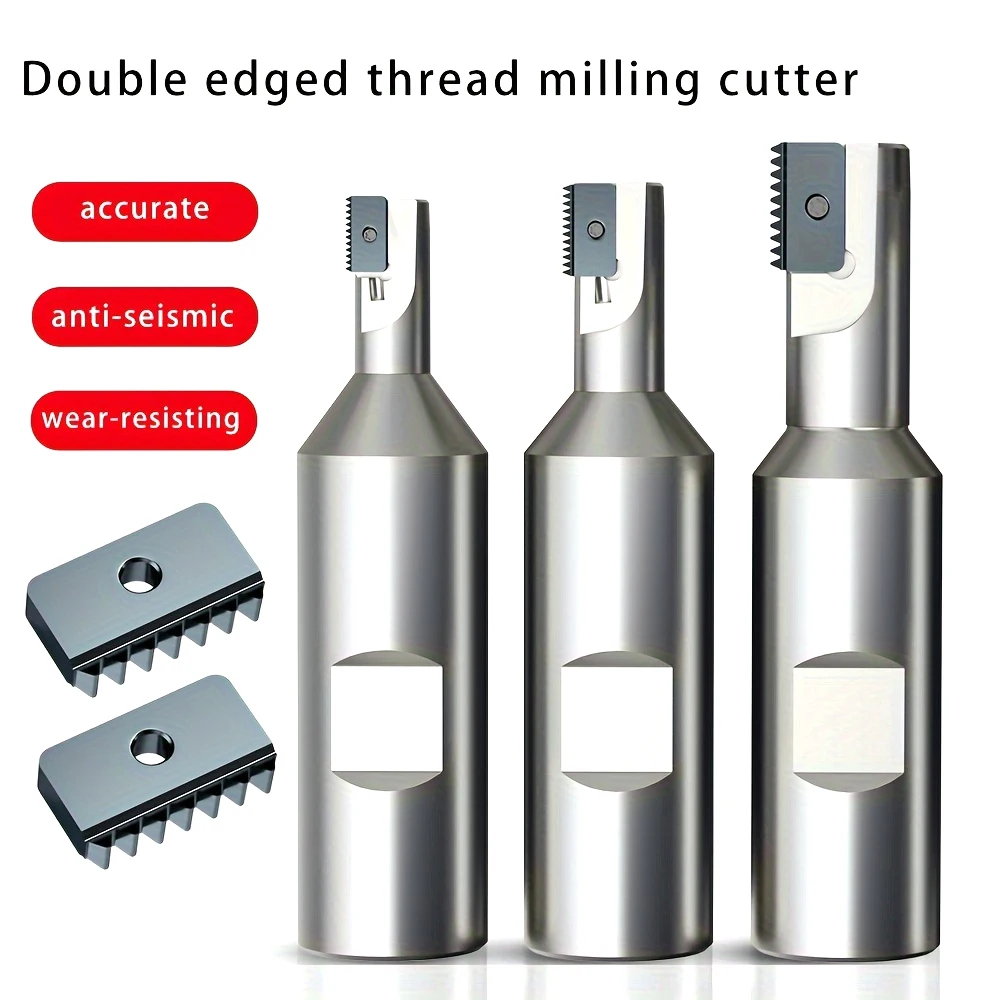 

Thread milling cutter comb tooth milling cutter comb tooth milling holder internal and external thread multi tooth thread