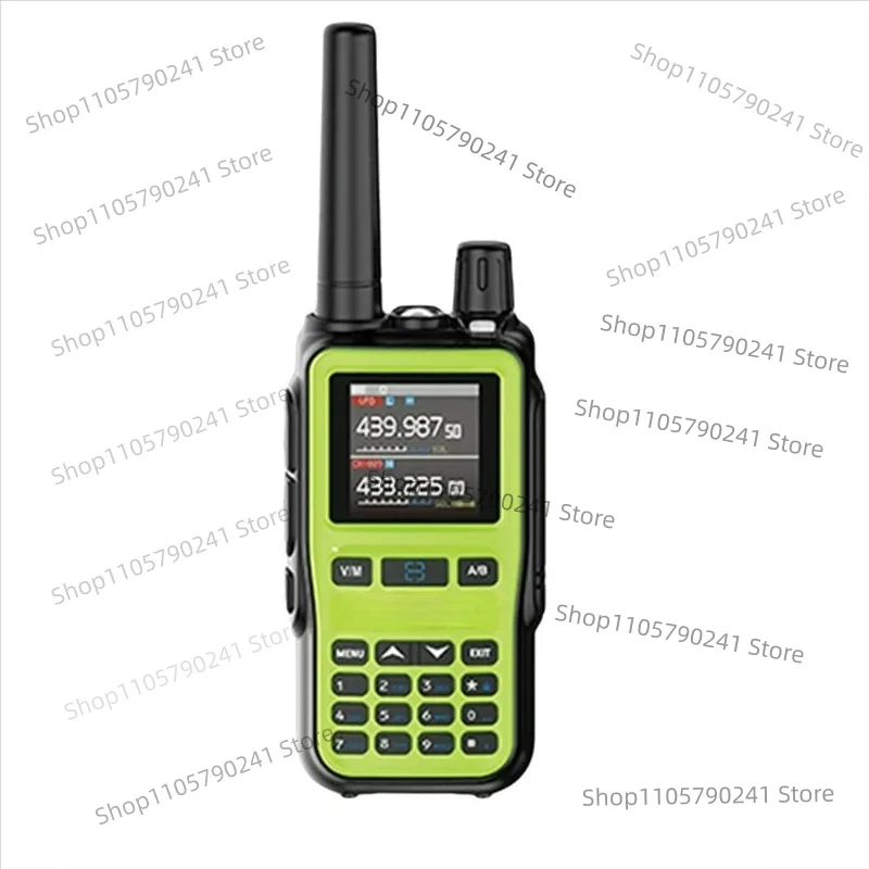 Mini Dual Band Walkie Talkie Type-C Charging Bluetooth APP Control Portable Radio for Car Tour Outdoor