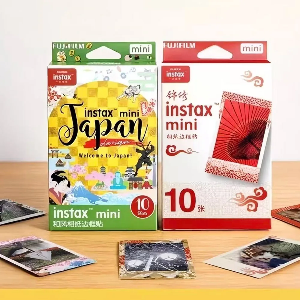 Fujifilm Instax Mini Japan Color Film 10-50 Sheets For Link Printer Photo Paper For Fujifilm Instax Mini 13 12 40 90 Evo Camera