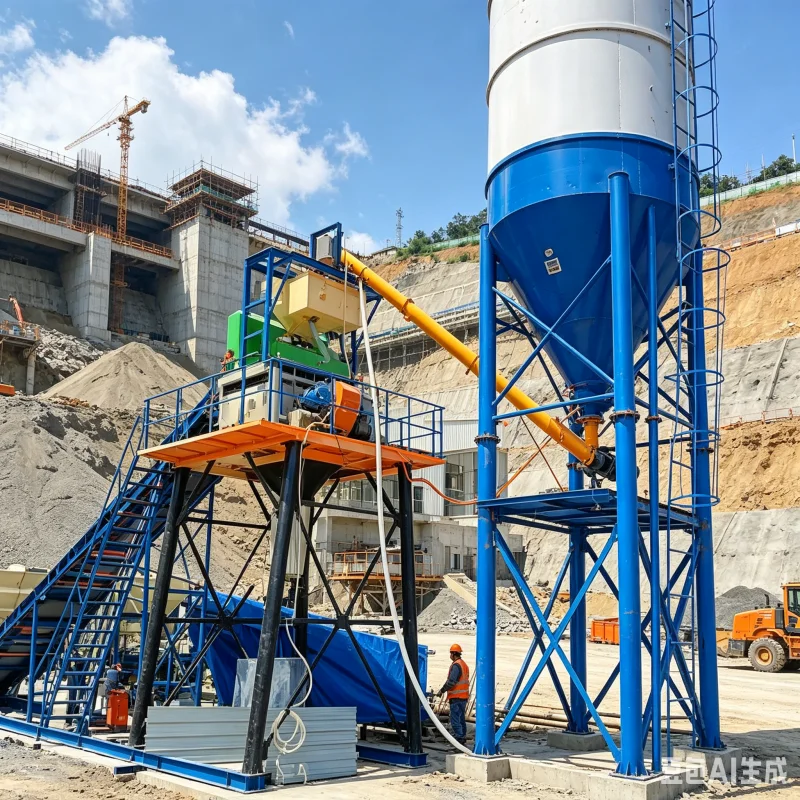Stationary Commercial Concrete Plant Full Engineering Package Computerized Ready Mix Batching Station Equipment Custom Design