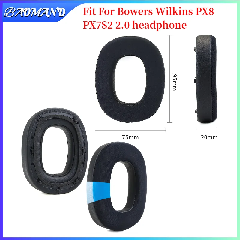 

Replacement Earpads for Bowers Wilkins PX8 PX7S2 2.0 Headset Headphones Leather Sleeve Earphone Earmuff