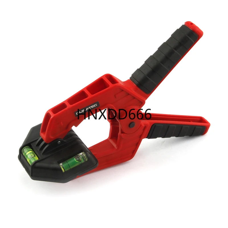 

Heavy Duty Spring clamp DIY Woodworking Tools Wood Work Plastic Nylon Clamps Spring Clip for Carpenter with a Bubble Level