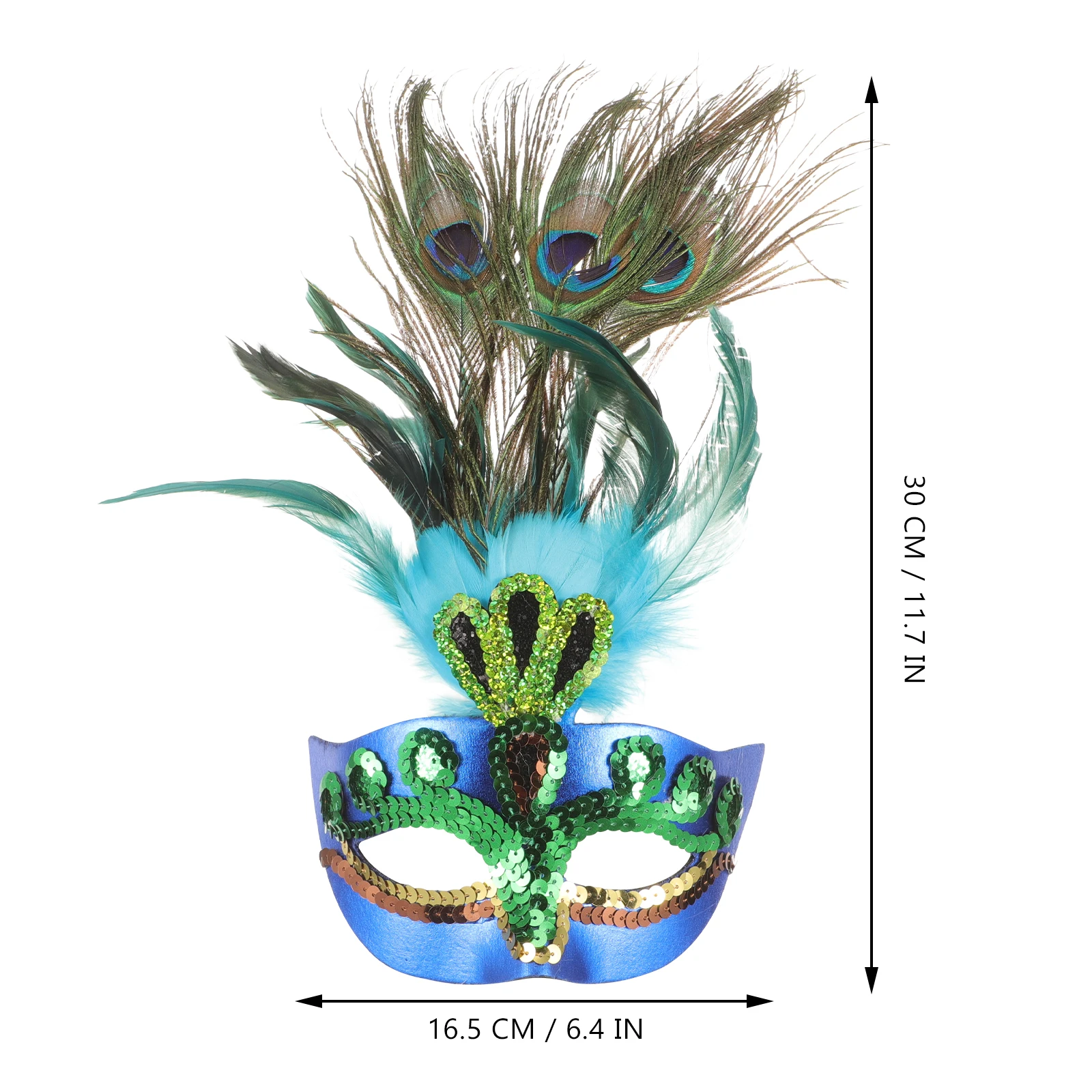 

Masquerade Mask Diamond Half Face Eye Shade Women Costume Accessory Party Venetian Cosplay Decorative Halloween
