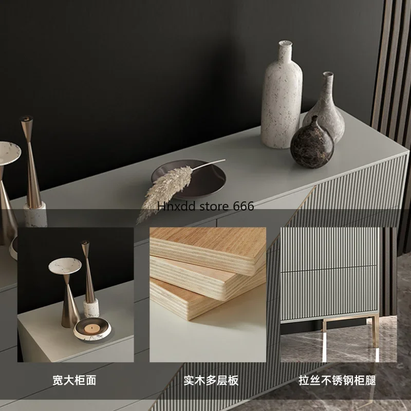 Entrance cabinet, living room against the wall, locker, dining side cabinet, bedroom, bedside storage cabinet image 5