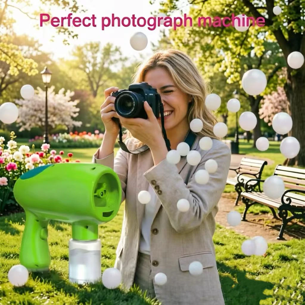 New Version Rechargeable Smoke Bubble Machine White Bubble for Wedding Party Photograph Stage Act Children Kid Toy Birthday Gift image 6