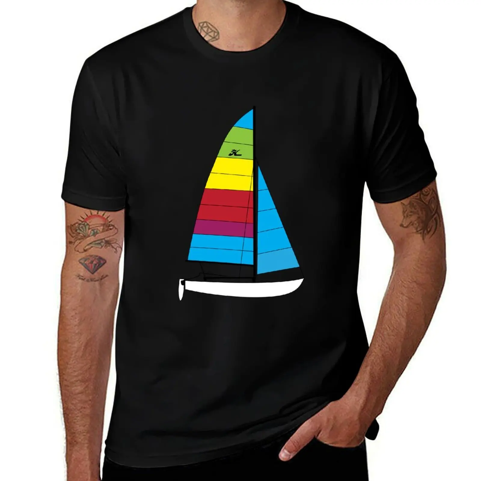 

Catamaran T-Shirt 16 shirts Hobie T-Shirt t shirts Sailboat g t for funny man graphic men man for