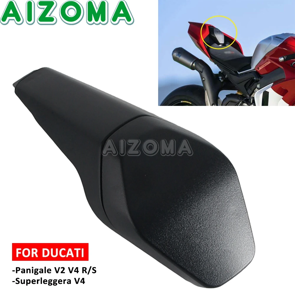 Motorcycle Passenger Cowl Fairing Rear Hump Seat Cowl For Ducati Superleggera V4 Panigale V2 V4 R/S 2018 2019 2020 2021 2022 ABS
