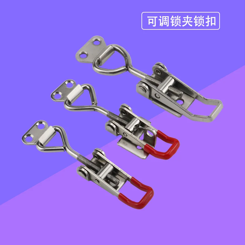 

Adjustable Buckle Box Buckle 304 Stainless Steel Quick Clamp Lock Clamp Quick Press Door Bolt Clamp