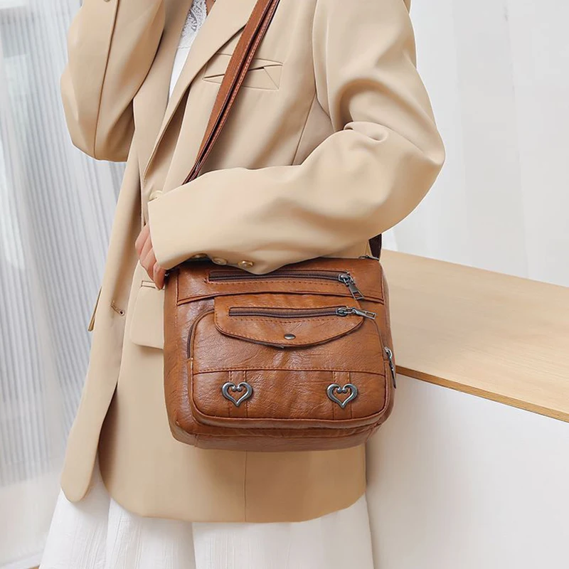 Neutrale Rechteckige Tasche für Männer und Frauen, mit Großem Fassungsvermögen, Lässig und Modisch, Einzel-Schultertasche für Reisen – Detail 6