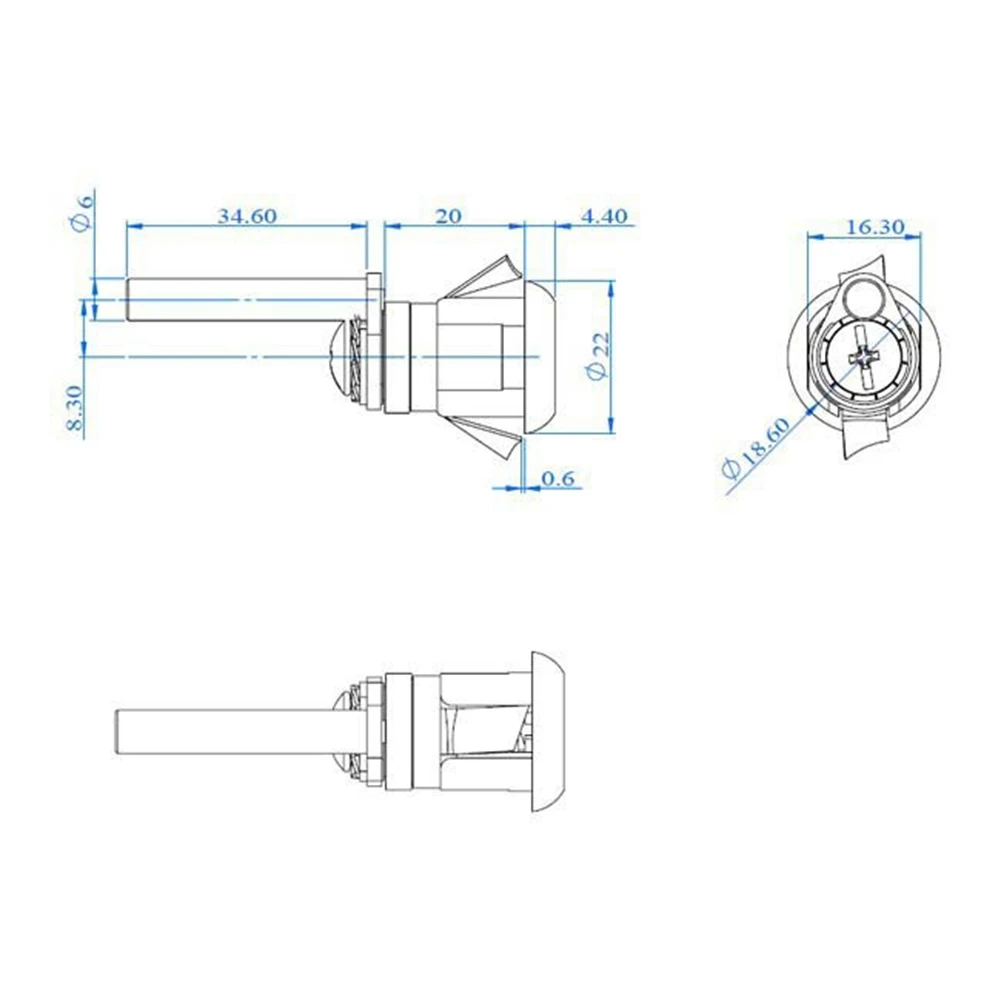 Protezione dei documenti come mostrato Mobili Serratura centrale Lucchetto in metallo Armadietto con tripla serratura Costruzione di lunga durata