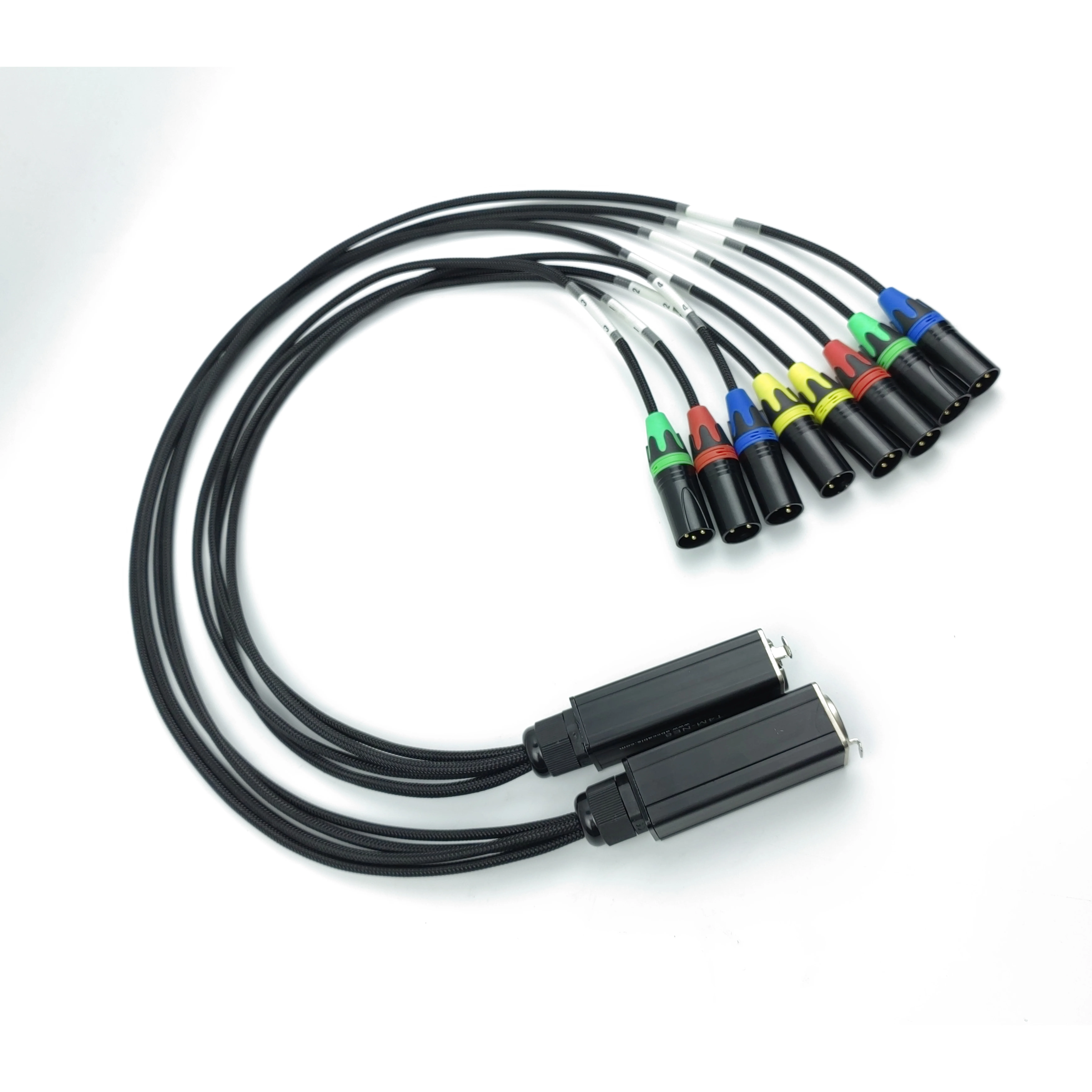 Best Sellers4-Channel 3-Pin XLR Male/Female Connector Audio Interface Adapter RJ45 CAT6 Network Converter For Speaker Microphone