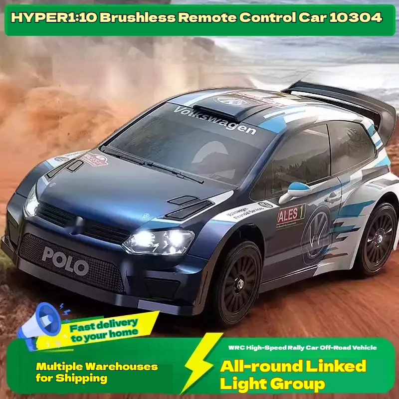 

Meijiaxin Hyper Go 1/10 Brushless 10304 Remote Control Car Simulation Model High-Speed Pulling Rc Car Off-Road Vehicle Toy