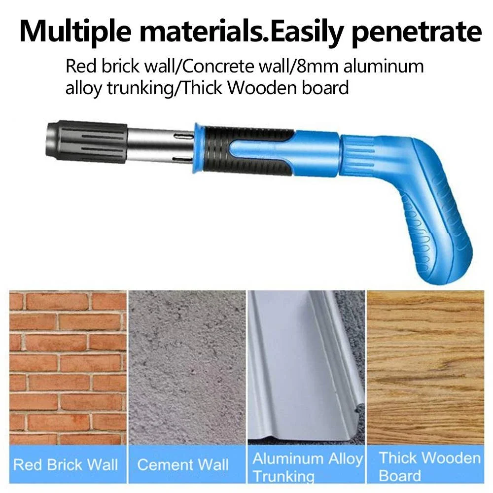 Electric Tufting Gun Low Noise Labor Saving Steel Nails Rivet Tool Wall Anchor Wire Slotting DIY Installation Tools