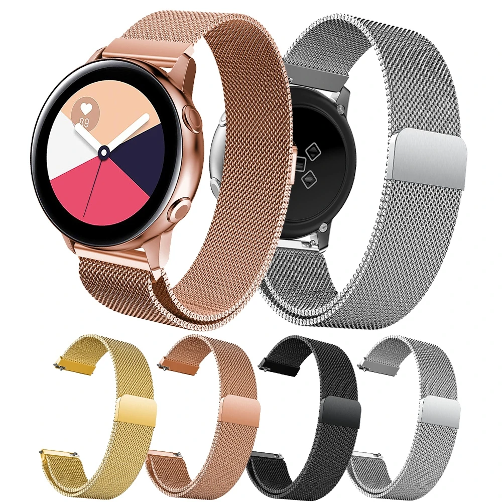 Magnetic Loop Strap For Samsung Galaxy watch 5/5 pro/4/classic/3/Active 2 46mm/42mm bracelet Huawei GT/2/2e 20mm 22 watch band