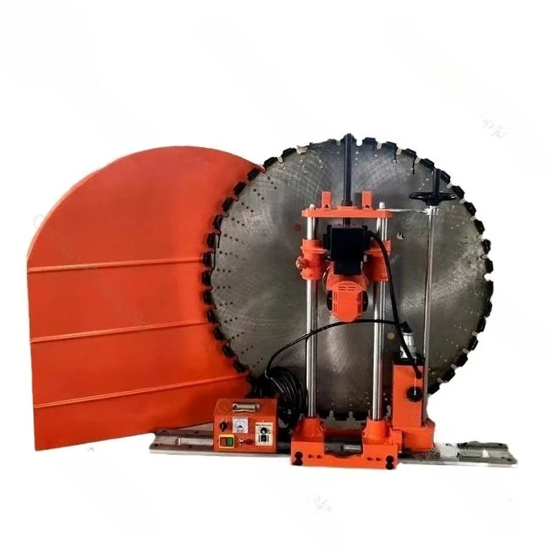 High-Power Automatic Hydraulic Concrete Wall Cutting Machine and Cement Slotting Machine Rail Type Metal Construction