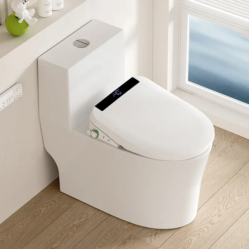 for New Smart Toilet Lid Cross Border Customization Long and Short Seat Instant Hot Water 3D Wash Foam Shield