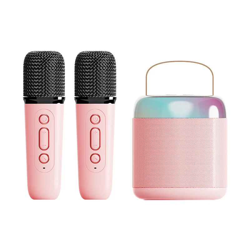 Wireless Portable Karaoke Audio Microphone Microphone Outdoor Singing Bluetooth Speaker Home Small Family KTV System