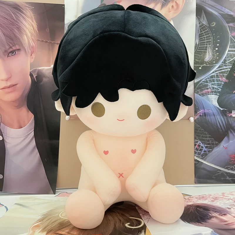 40cm Kawaii Naked Plush Toy Cotton Doll Cute Idol Stuffed Super Star Figure Doll Can Change Cothes Gift Love and Deepspace