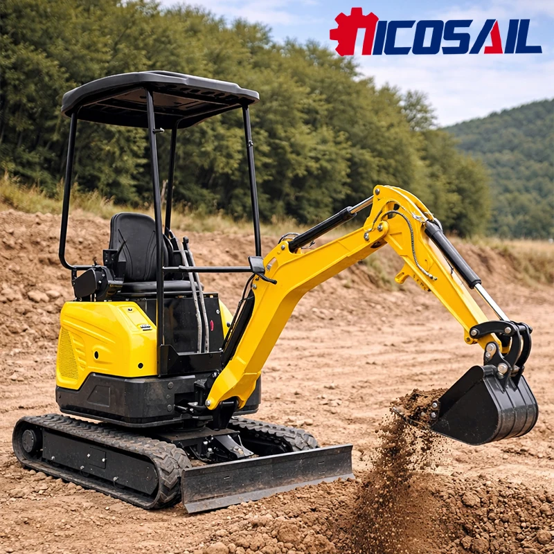 

Мини-экскаватор 1,8 тонны с регулируемой шириной гусениц, быстрая доставка, совместим с ЕС, для клиентов