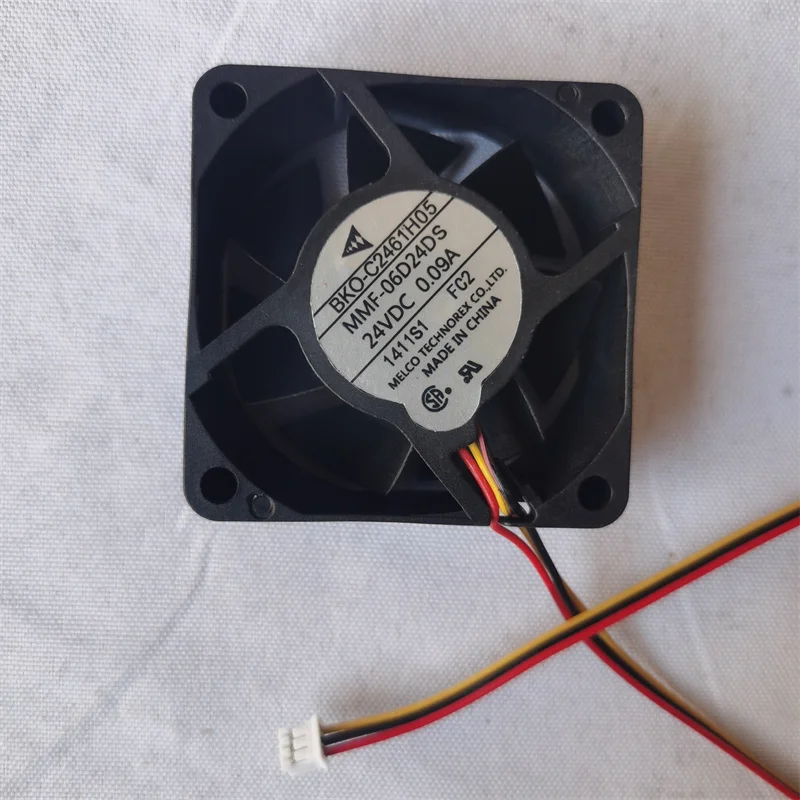 60*60*25mm MMF-06D24DS-FC2 BKO-C2461H05 Inverter cooling fan 24V 0.09A  6025  dc axial flow fan