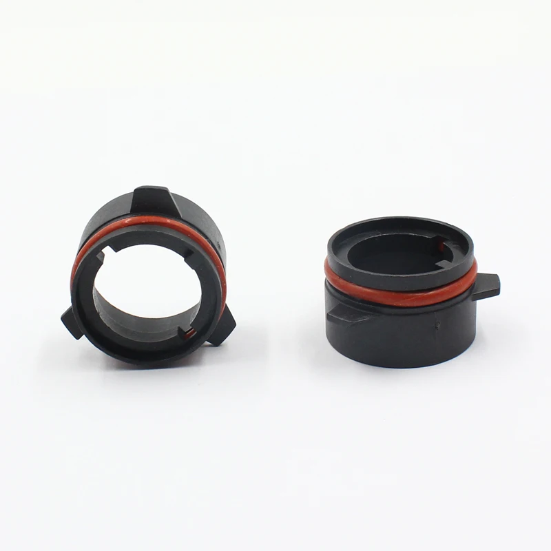 FSYLX 2pcs Car D2 HID Xenon headlight bulb Adapter Socket For BMW E39 3 Series HID Xenon lamp D2 D2S D2R Holder Replacement