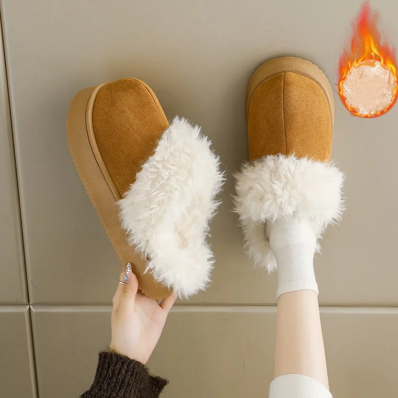 شعبية نصف النعال زوجين نمط الرجال والنساء المألوف العصرية النعال القطن الأحذية القطنية المنزلية الدافئة