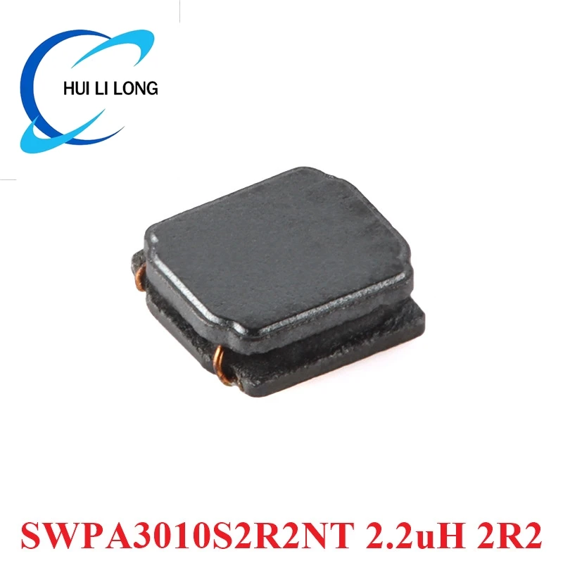 10/5pcs 3010 Wire Wound Chip SMD Power Inductors SWPA3010S2R2NT 2.2uH 2R2 30% 1.15A SWPA3010S100MT 10uH 100 20% 750mA Inductance