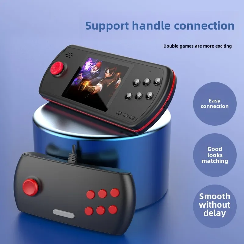 D22 ปาล์มเครื่องอาเขตคอนโซลเกมมือถือหน้าจอ 3.5 นิ้วBuild-in 1000 + เกมสนับสนุนจับเชื่อมต่อเอาต์พุตทีวีเครื่องเล่นวิดีโอ