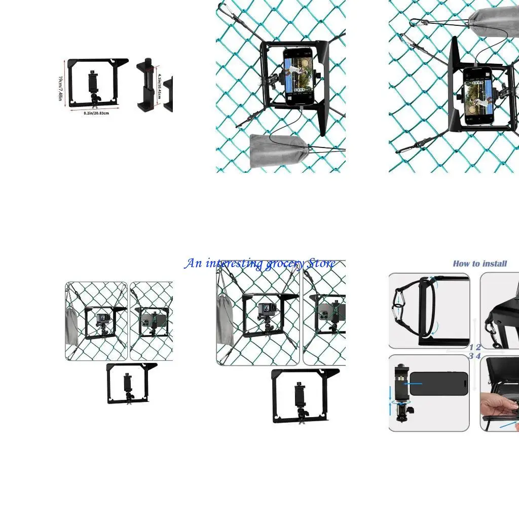 652D เทนนิสเกมบันทึกโทรศัพท์ยึดตัวยึดโทรศัพท์มืออาชีพ