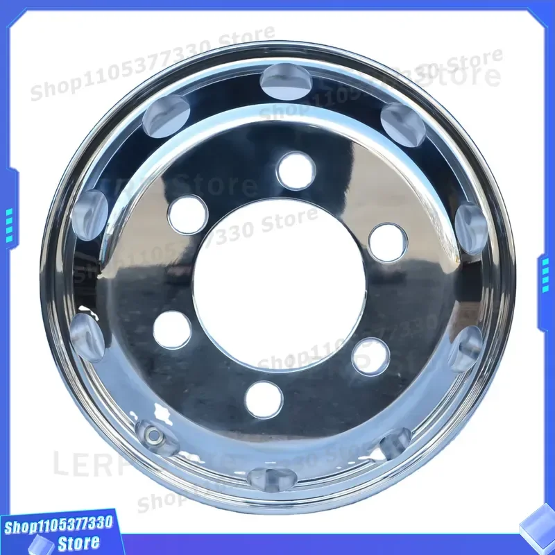 Custom Forged Aluminum Truck Rim 17.5x6.0 Inch 6 Lug PCD 222.25 High Quality Heavy Duty Wheel for Commercial Vehicles Direct
