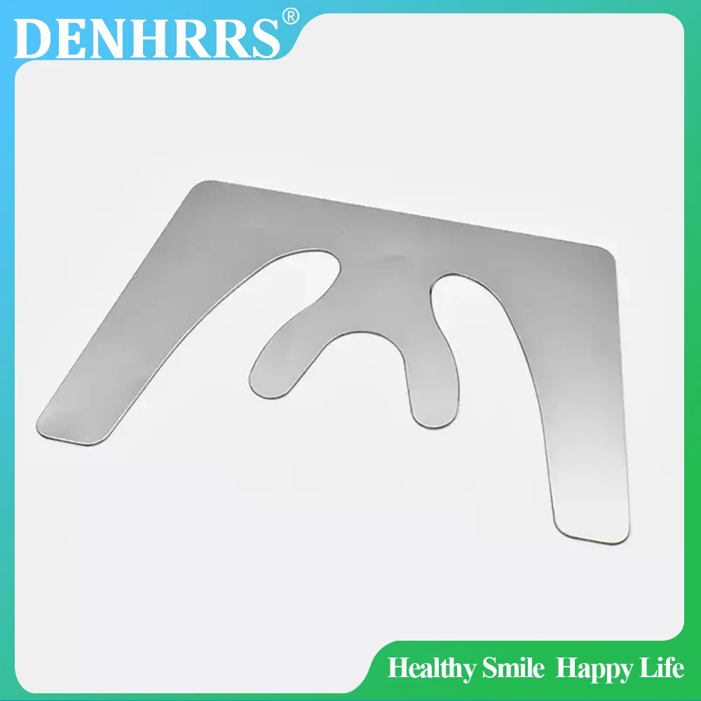 1Pc Stainless Material Dental Occlusal Maxillary Casting Jaw Fox Plane Plate